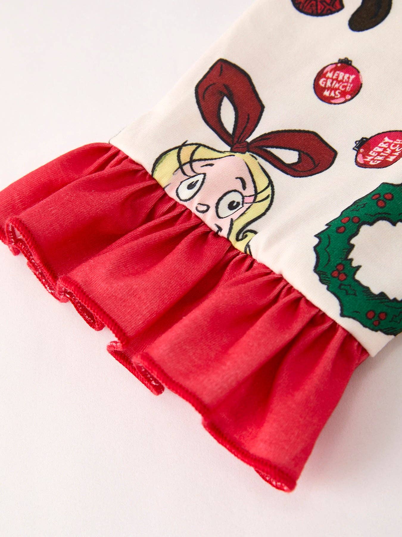 Rylee Faith Designs - Christmas Character Pattern Girl Pajama Set