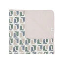 Baby Blanket with boots on white background