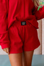 Girlie Girl Originals - LM-WAFFLE SHORT-RED