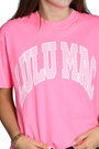 Girlie Girl Originals - LM-PD-1001 Polka Dot Adult Neon Pink Comfort Colors Tee