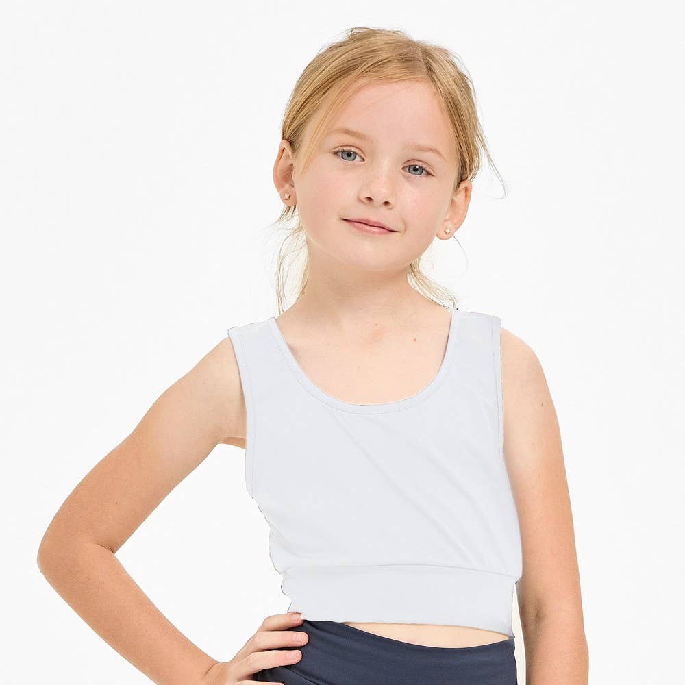 Good Girl - Kids Workout Cropped Tank Top