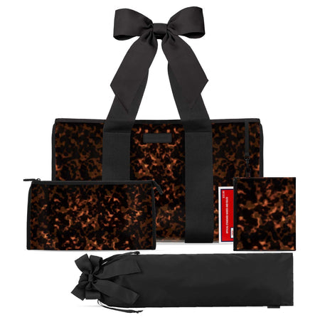 Case-Mate Mahjong Jelly Tote Set- Tortoiseshell Bow