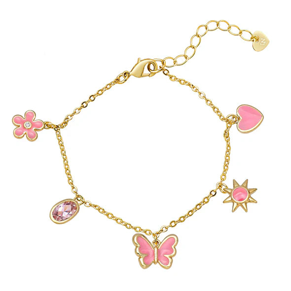 Summer Charms Bracelet(Pink)