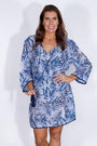 Tamarindo Cover-up White/Royal