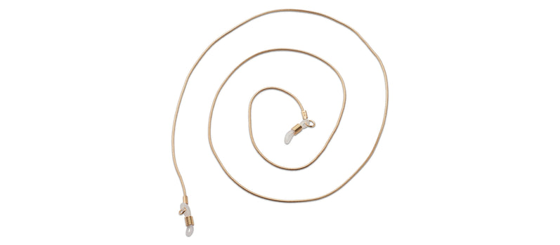 gold chain to hold glasses