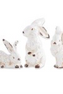 7 inch Vintage White Ceramic Bunnies(3 Styles - Sold separately)