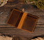 American Leather Goods - Genuine Leather Wallet, Handmade Wallet