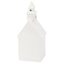 White church on white background