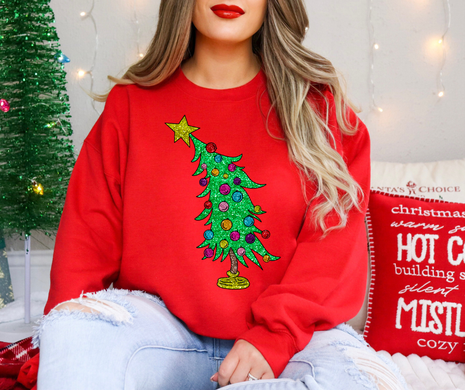 Southern Backroad Tees LLC - Christmas Tree Sweatshirt