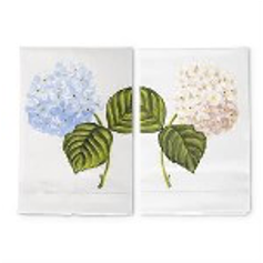 Assorted Hydrangea Hand-painted Cotton Guest Towels(sold separately)