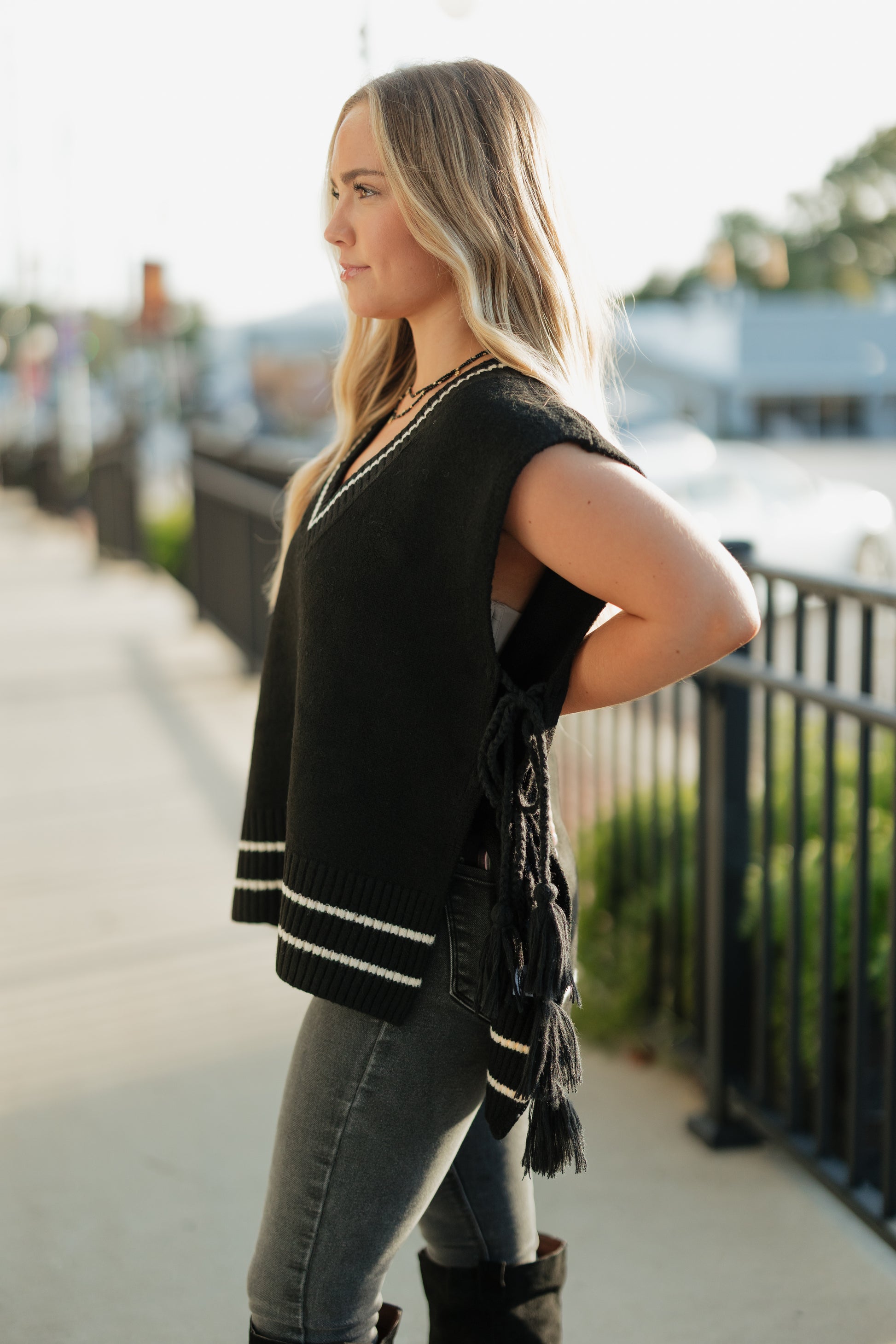 Oversize Sleeveless Sweater