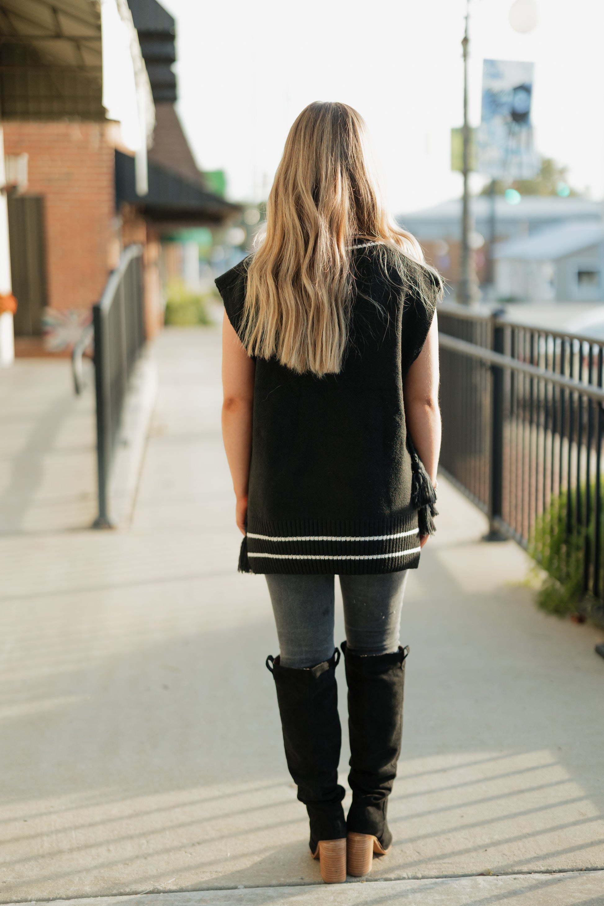 Oversize Sleeveless Sweater