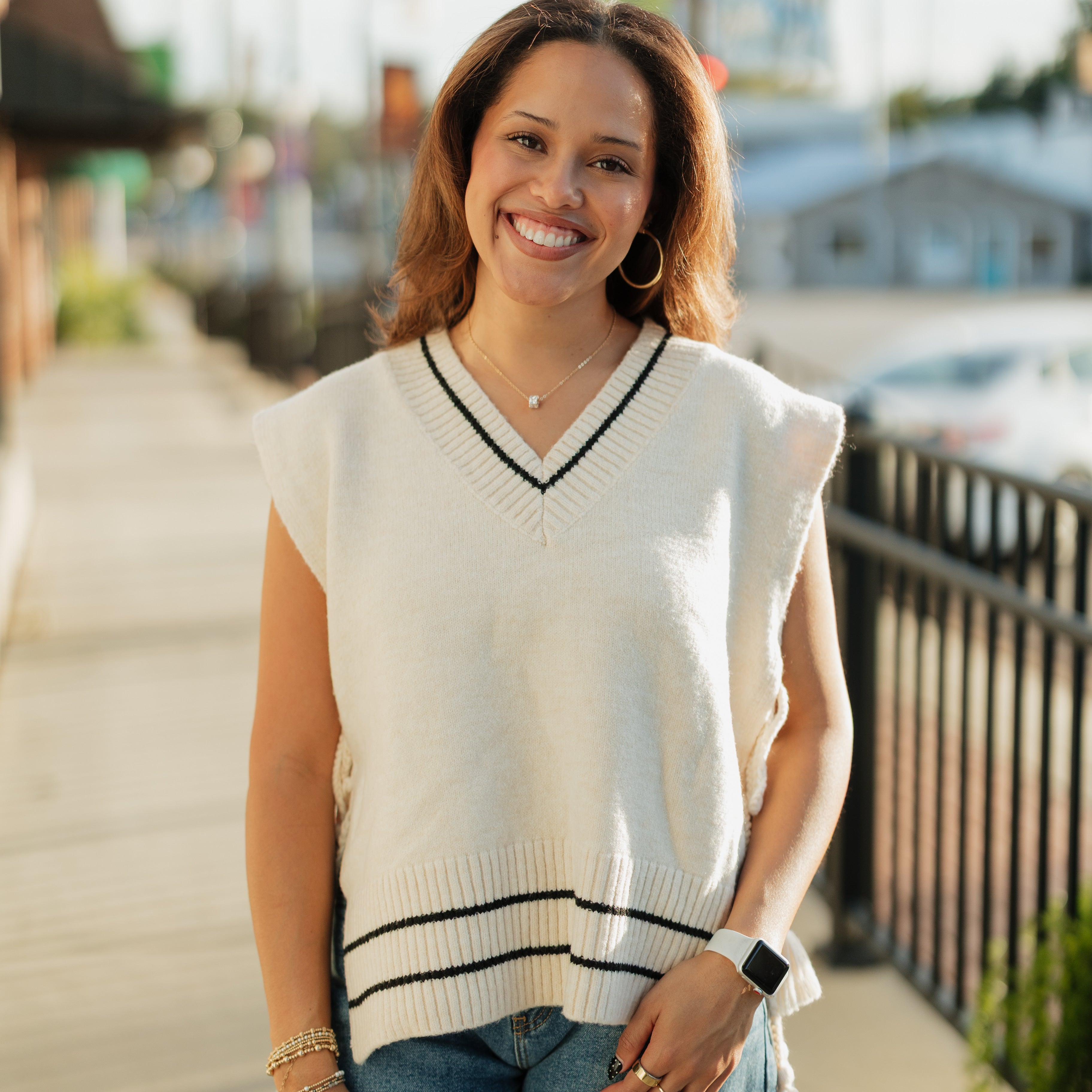 Oversize Sleeveless Sweater