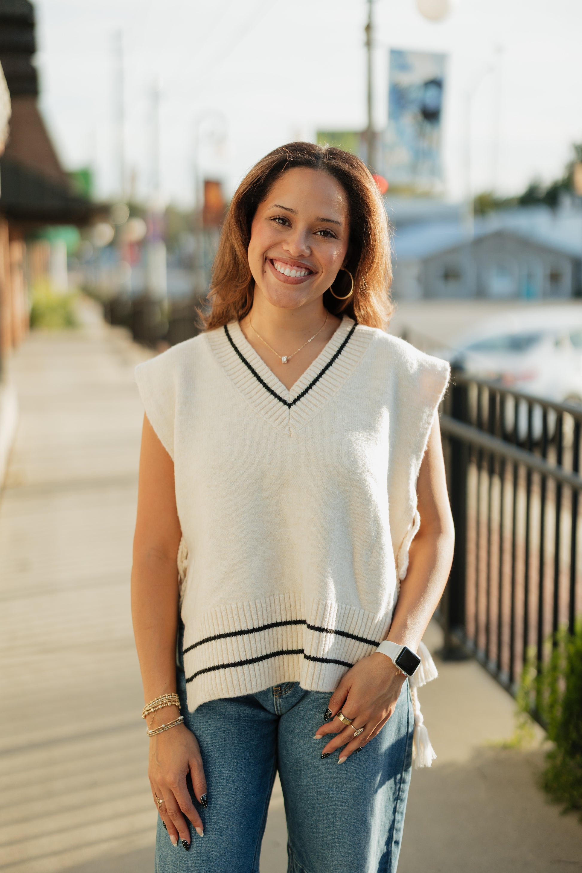 Oversize Sleeveless Sweater