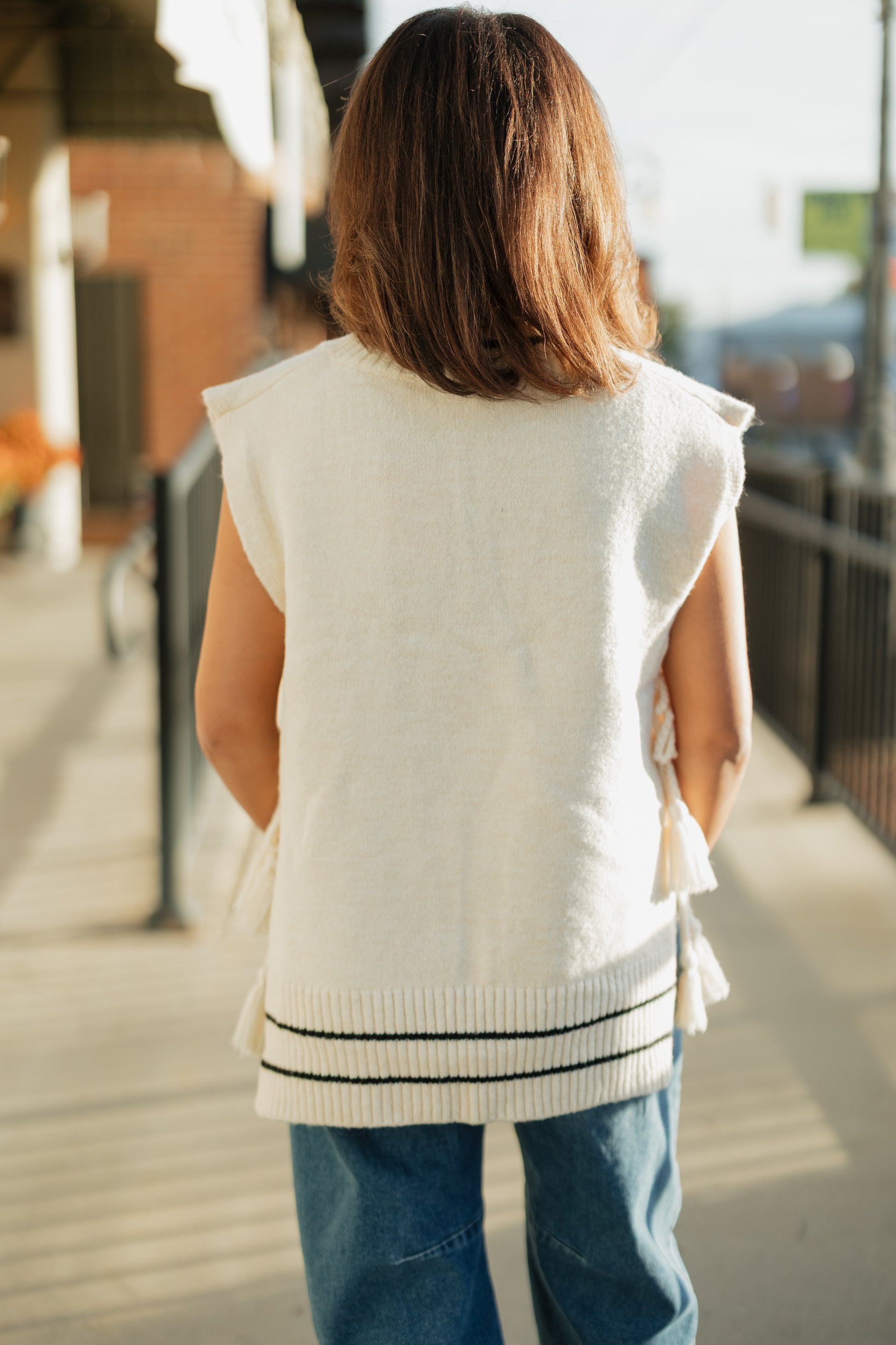 Oversize Sleeveless Sweater