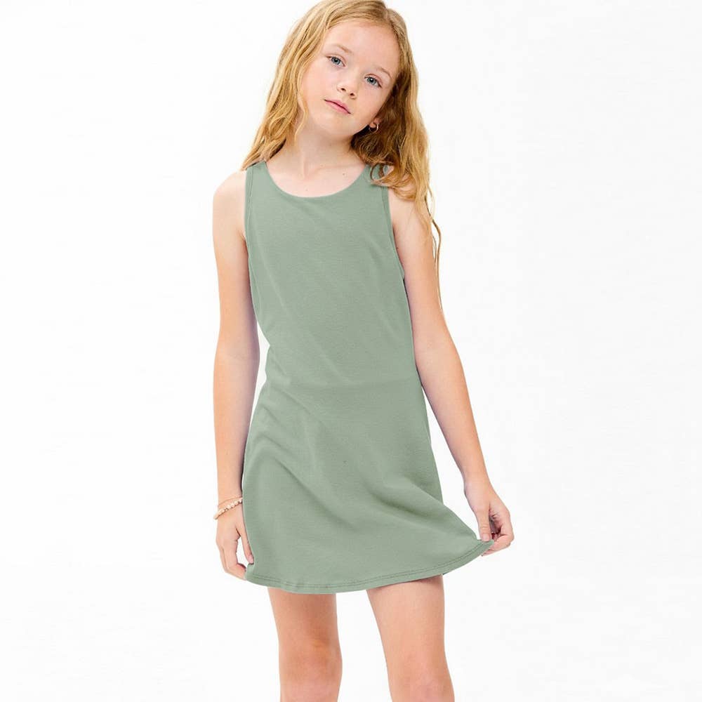Good Girl - Cross-strap Back Mini Dress