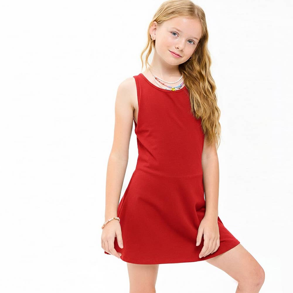Good Girl - Cross-strap Back Mini Dress