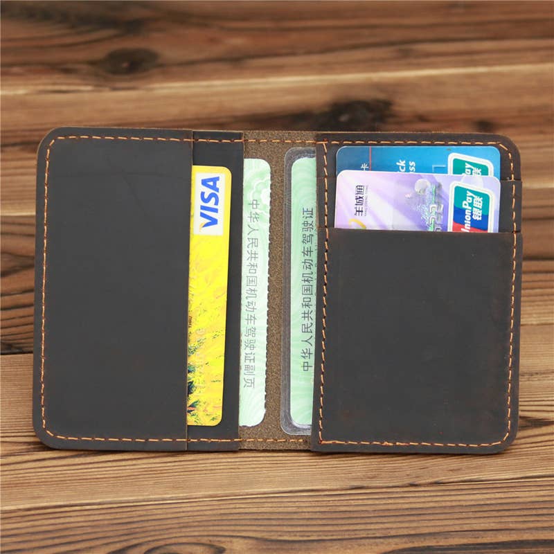 American Leather Goods - Genuine Leather Wallet, Handmade Wallet