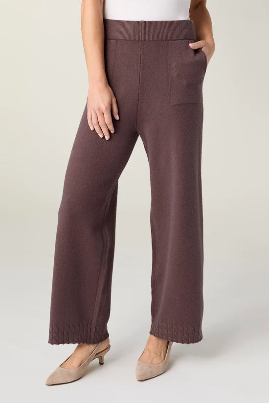 Heavenly-Luxe Cable Knit Detail Dolman Set