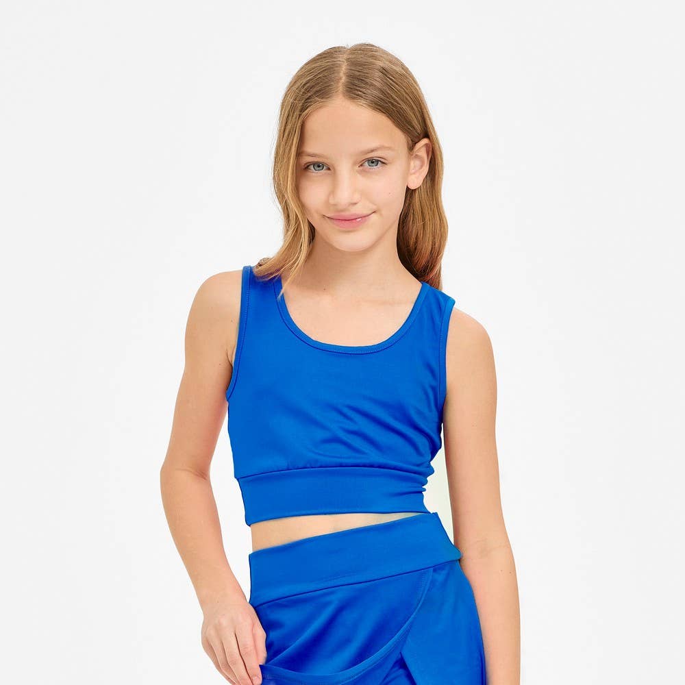 Good Girl - Kids Workout Cropped Tank Top