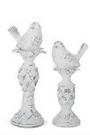 Weathered Whitewashed Bird Finials(sold seperate)