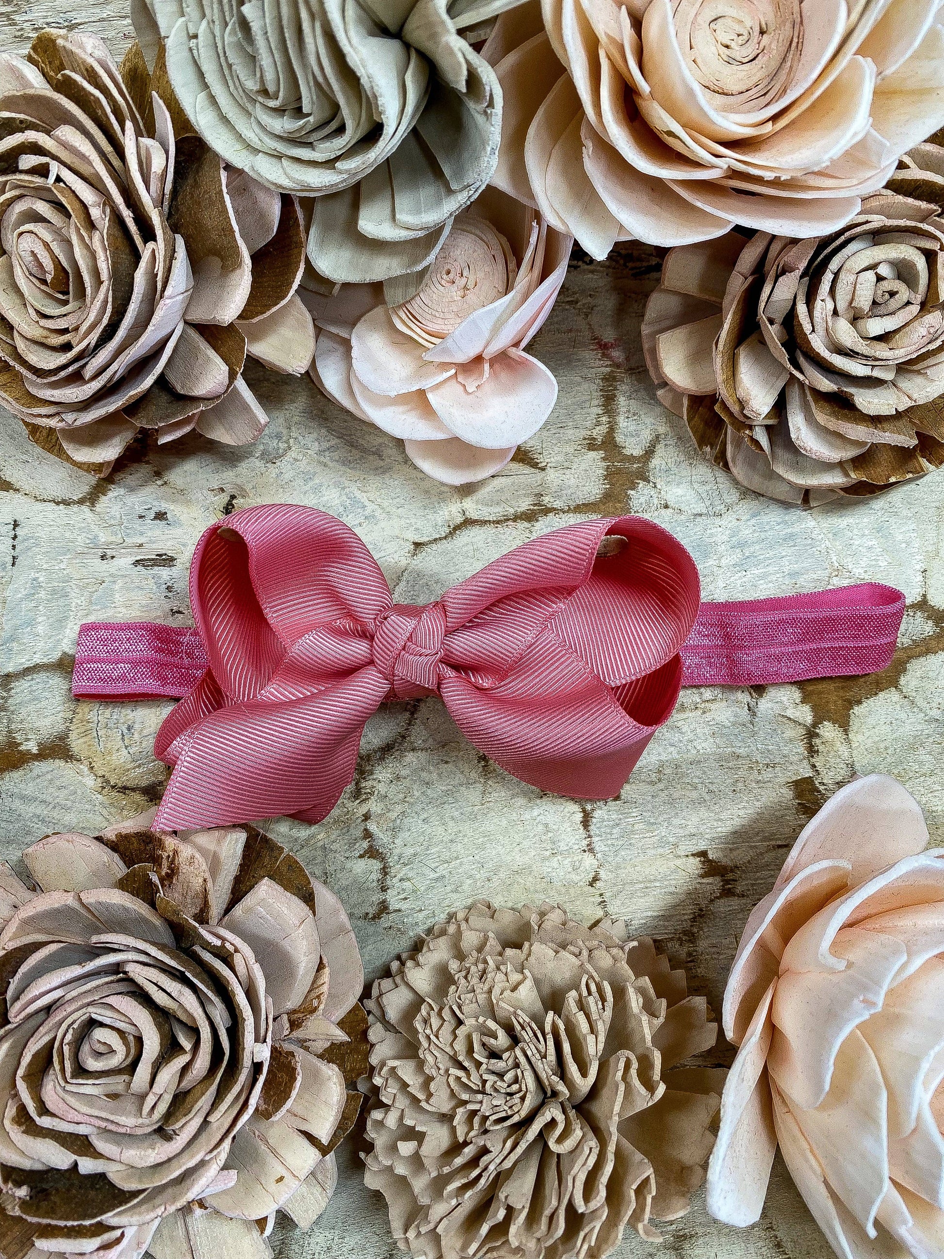 The Hair Bow Company - Essential Grosgrain Hair Bow - Headband - 4"