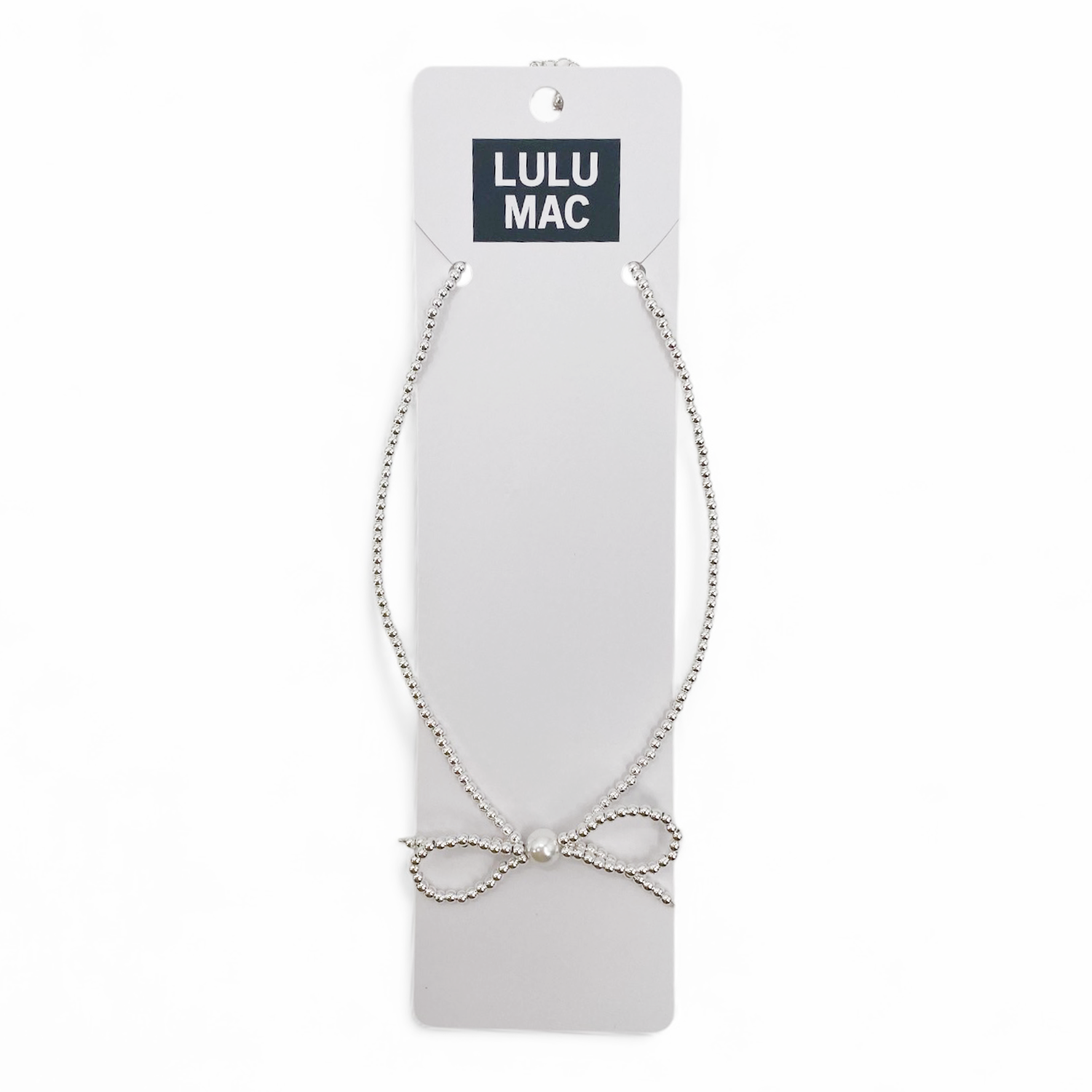Girlie Girl Originals - NK-BOW SILVER