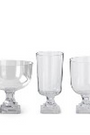 Clear Glass Pedestal Vases - 3 Sizes sold separately