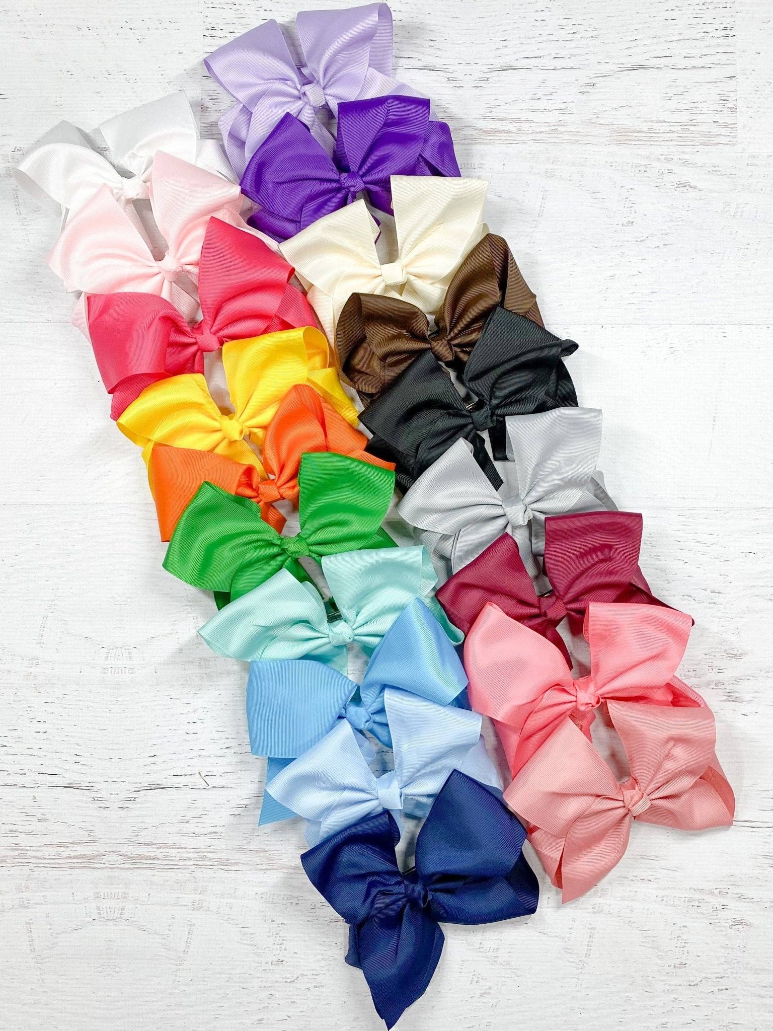 The Hair Bow Company - 6.5" Texas Size Grosgrain Hair Bow | Alligator or French Clip
