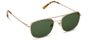 gold reader sunglasses on a white background