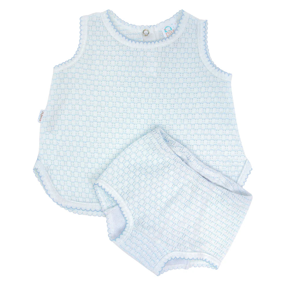 Paty Knit 2 pc Diaper set without Bows