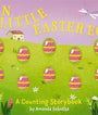 Book cover of 'Ten Little Easter Eggs' with colorful eggs and a purple sky.
