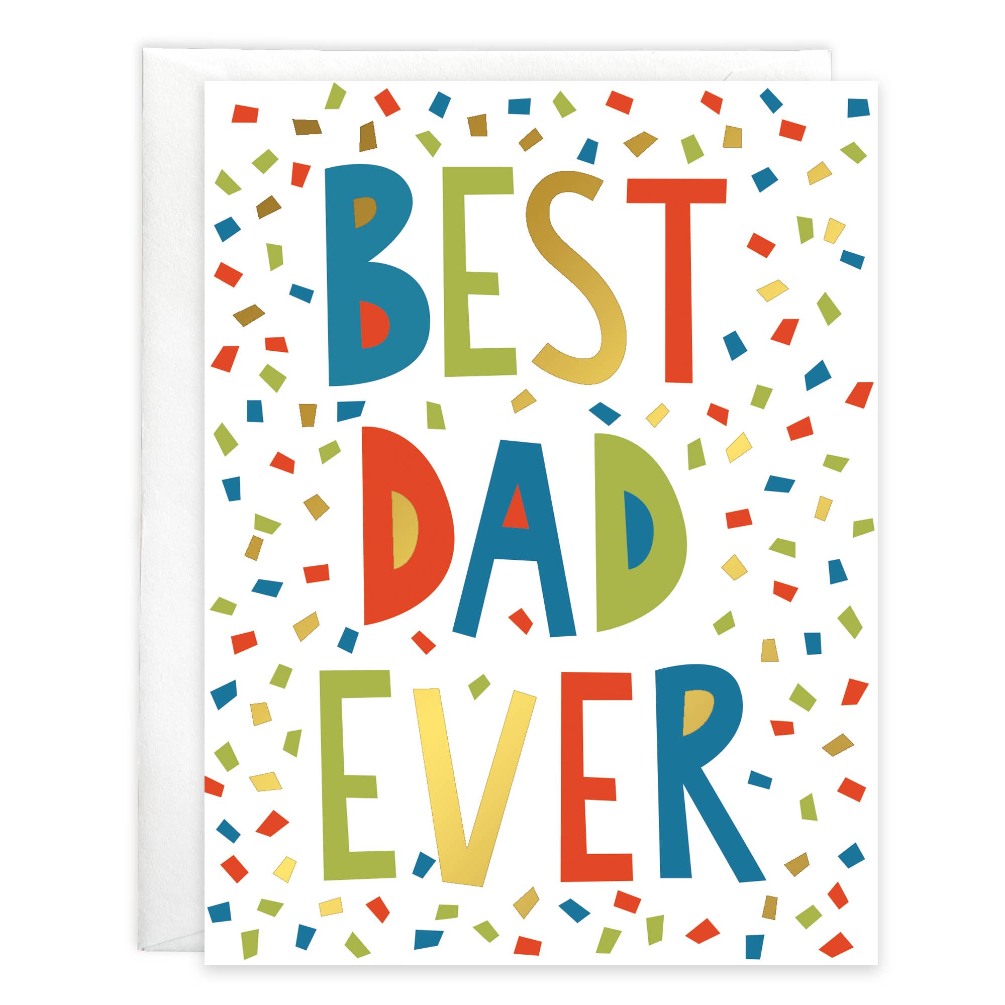 GINA B DESIGNS - Father's Day Greeting Card - Dad Confetti