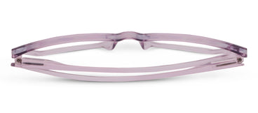 purple plastic frame on a white background