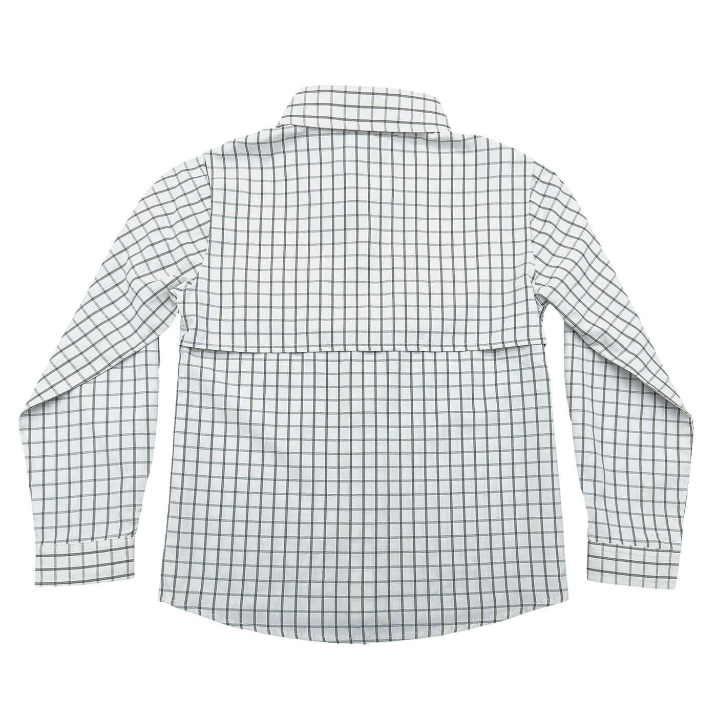 Saltwater Boys Company - Flagler Boys Fishing Shirt Olive & White Plaid
