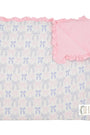 Ribbons and Bows Stroller Blanket