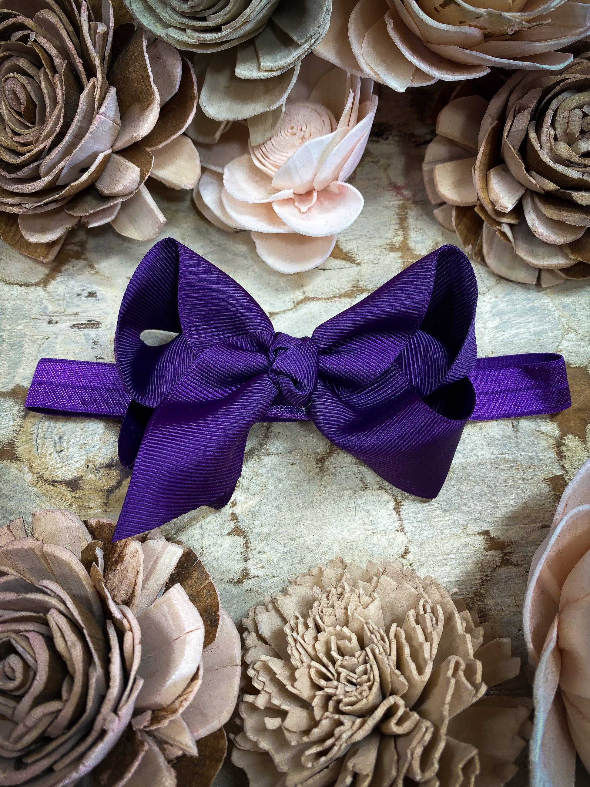 The Hair Bow Company - Essential Grosgrain Hair Bow - Headband - 4"