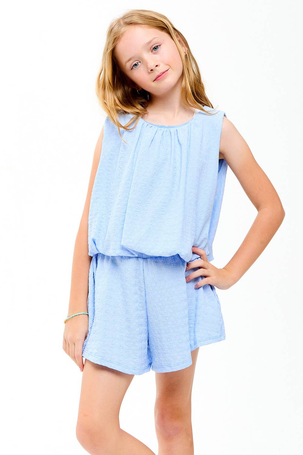 Good Girl - Curly Wrinkled Fabric Skort