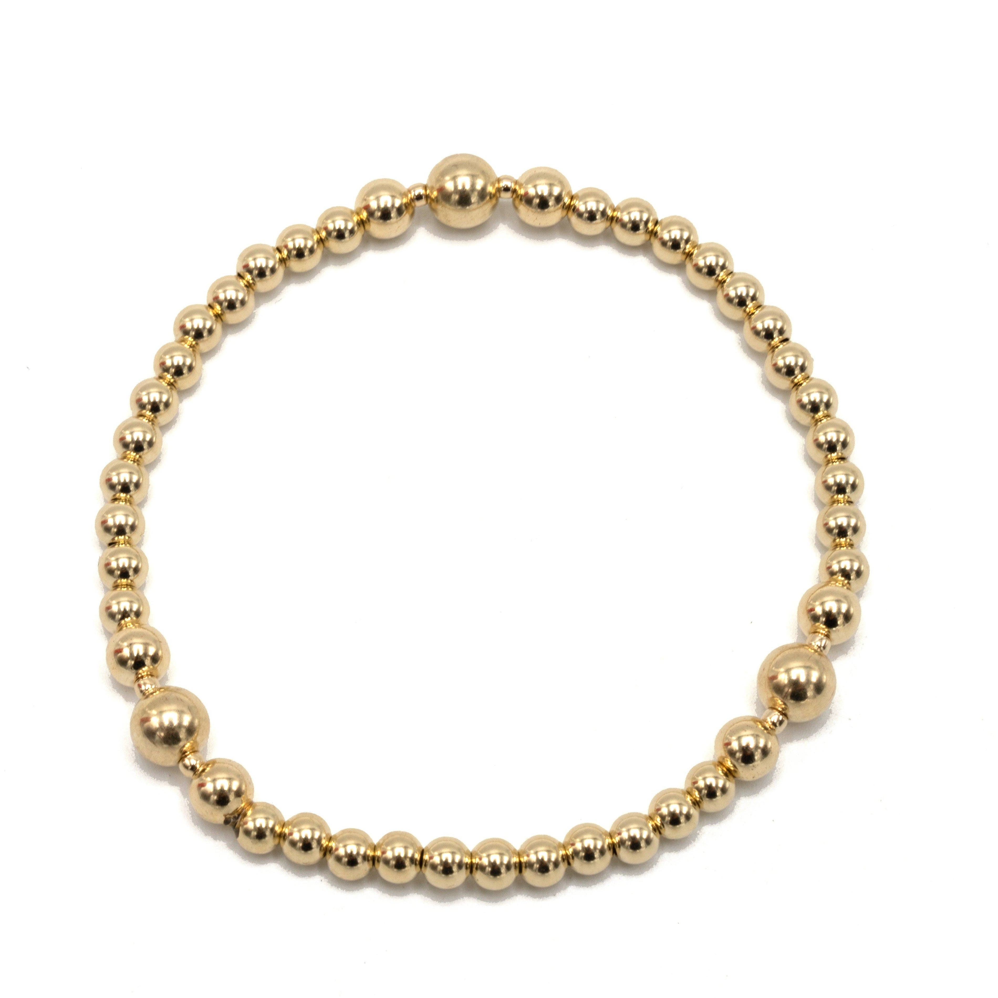 erin gray - The Nantucket Collection 4x6 14k Gold- Filled Beaded Bracelet