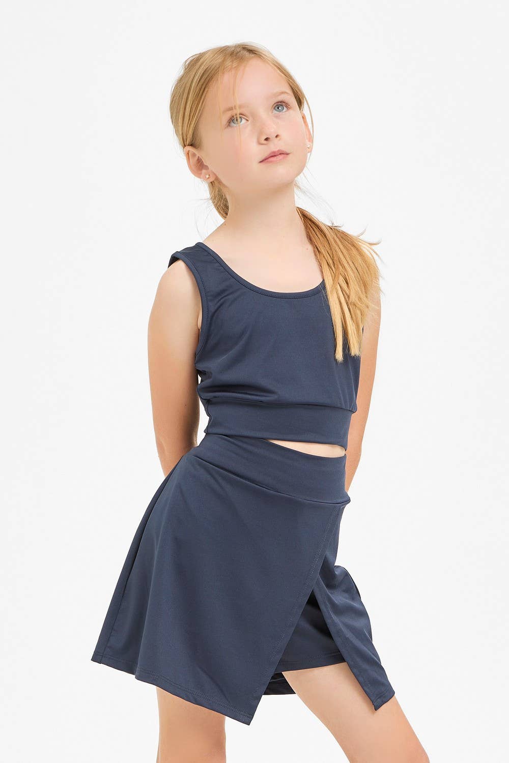 Good Girl - Kids Workout Cropped Tank Top