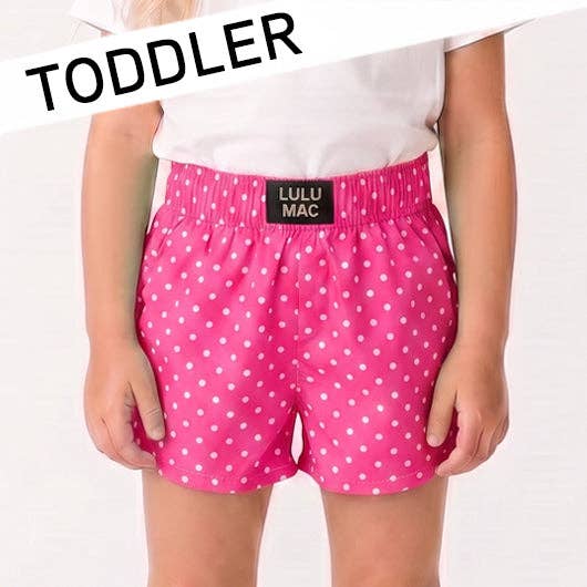 Girlie Girl Originals - TD-SH-1010 Bubblegum Mini Polka Dot TODDLER SHORT