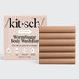 Kitsch Warm Sugar Body Wash Bar packaging and bar on a light gray background