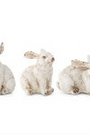 Small Gray Resin Bunnies(3 Styles-sold separately)