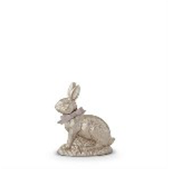 Resin Gold Easter Bunny with Bow(3 sizes available - each sold seperately)