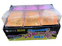 Box of Squeez Ball toys with colorful packaging on a white background