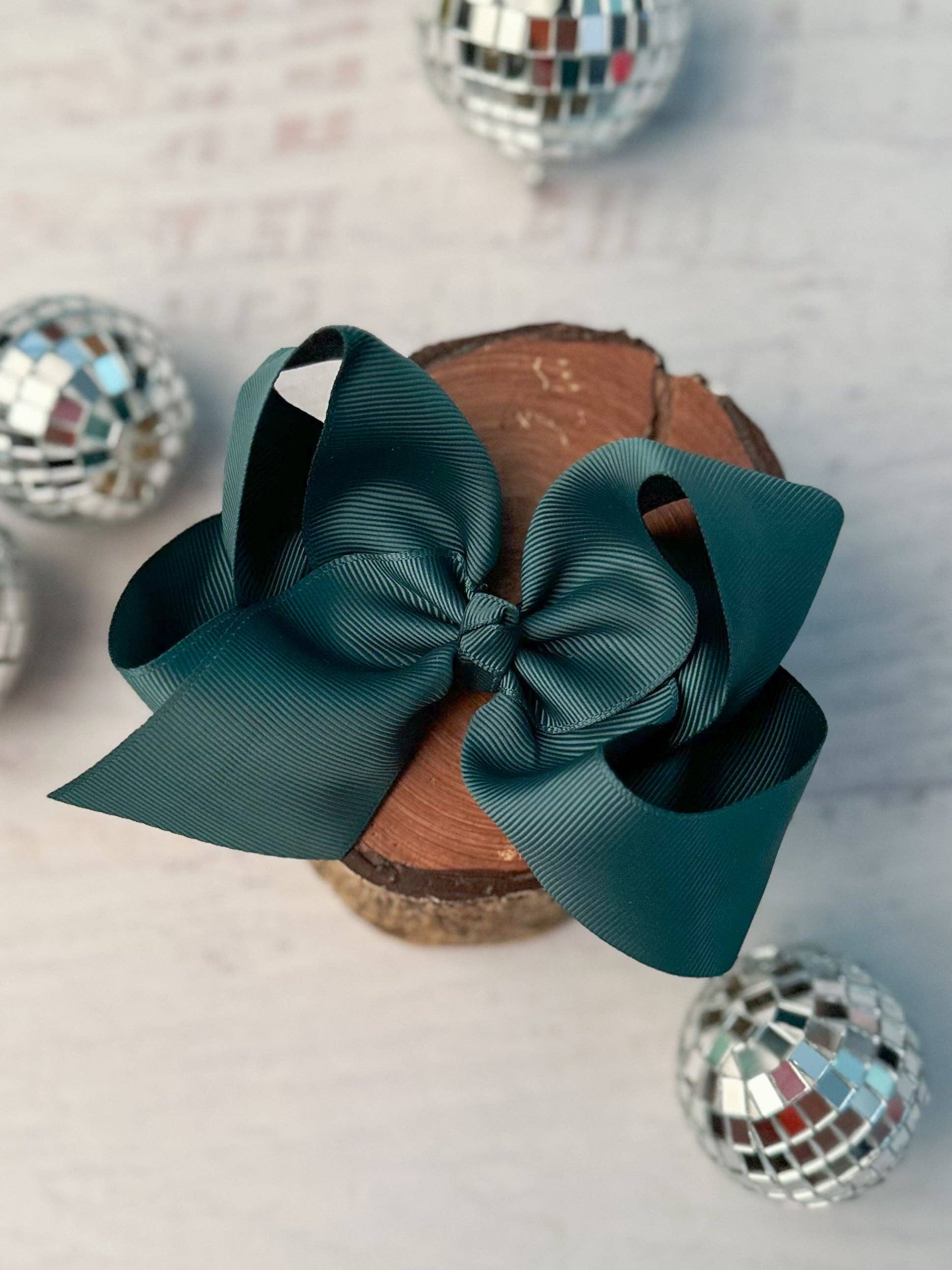 The Hair Bow Company - Classic Grosgrain Hair Bow - Alligator Clip - 4.5"