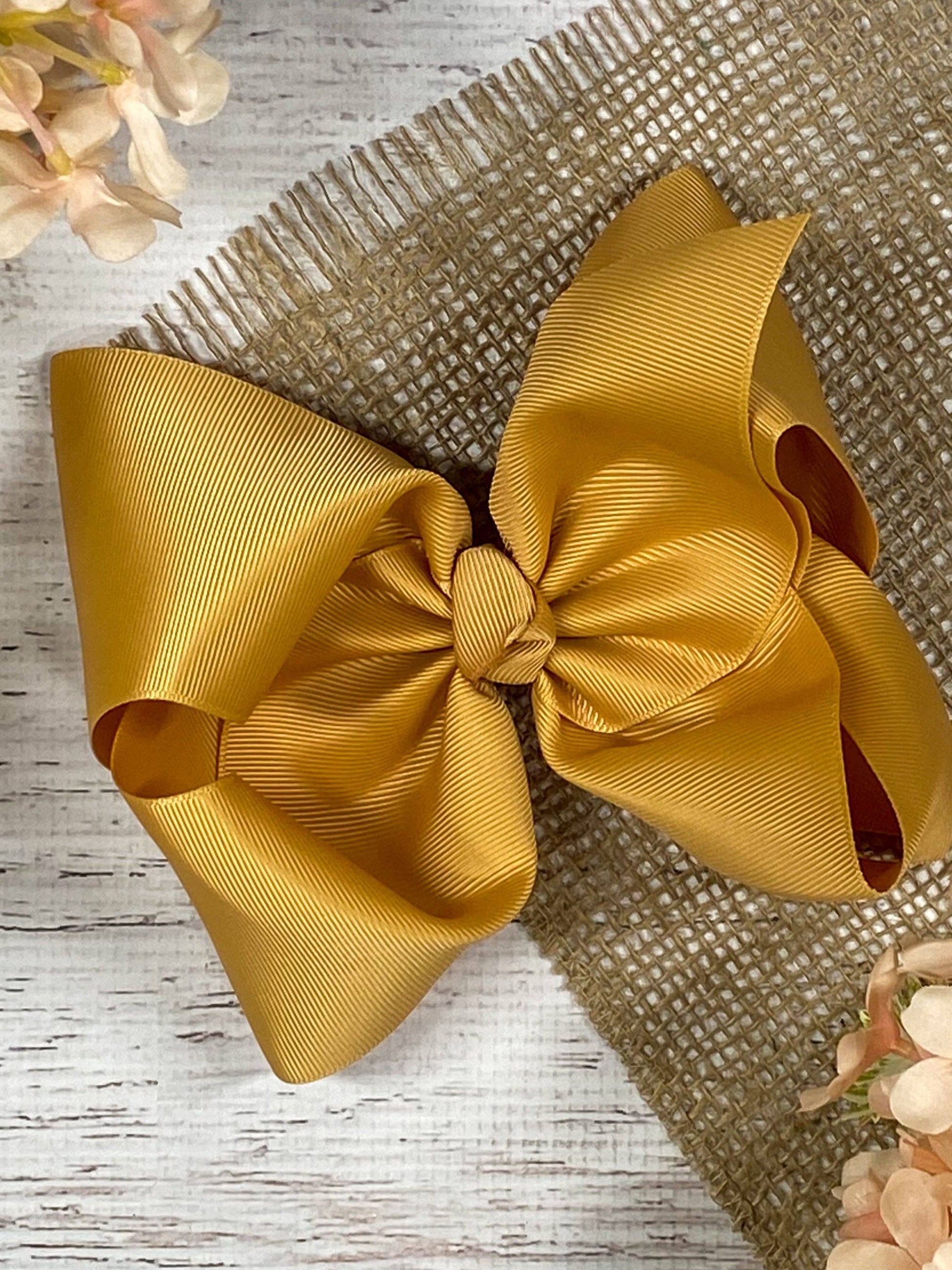 The Hair Bow Company - Texas Size Grosgrain Hair Bow - Alligator Clip - 6.5"