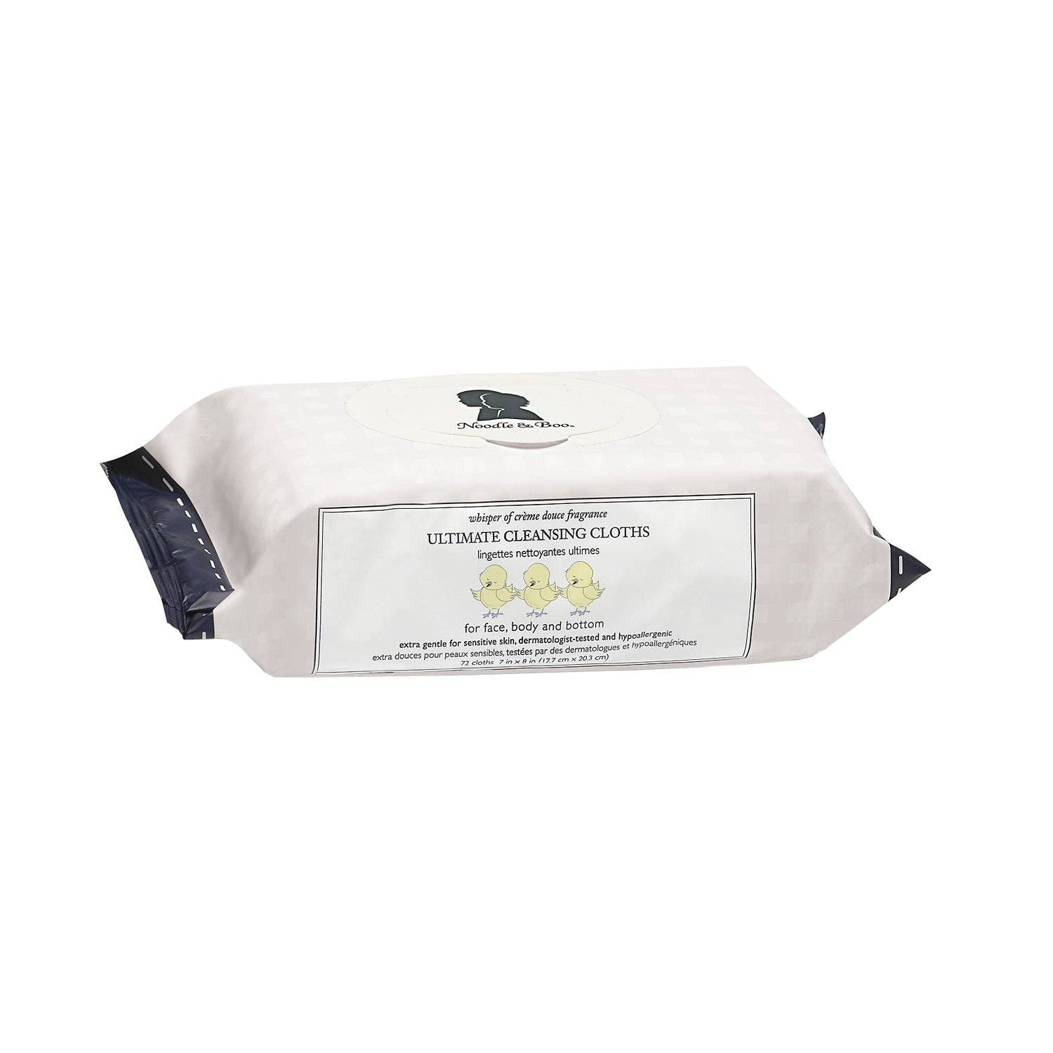 Pack of ultimate cleansing cloths with a visible brand logo on a white background