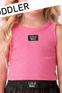 Girlie Girl Originals - TD-TK-1000 BUBBLEGUM TODDLER SOLID TANK