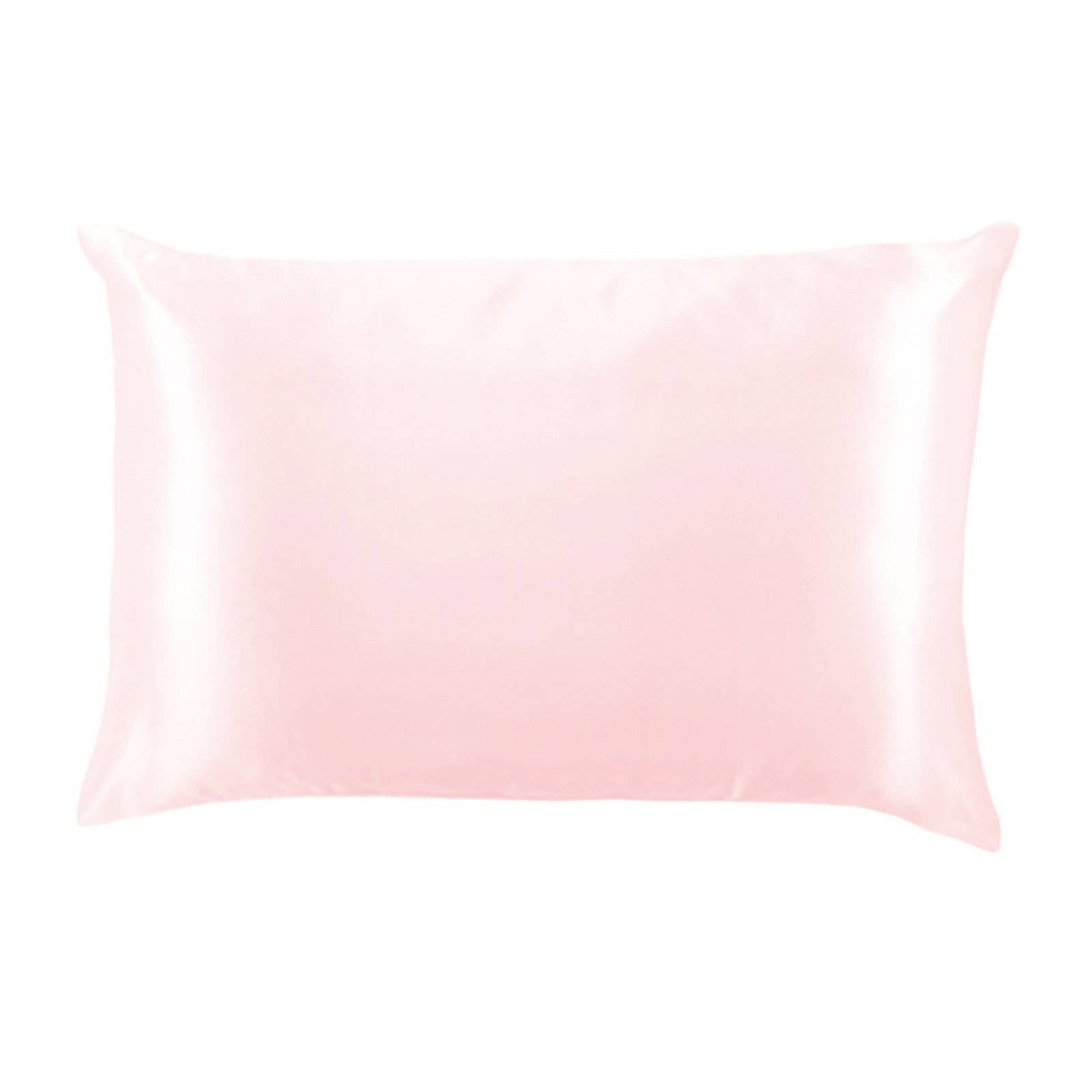 Silky pillowcase on a white background